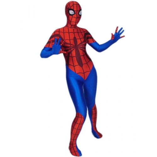 Lycra Female Spiderman Halloween Costume
